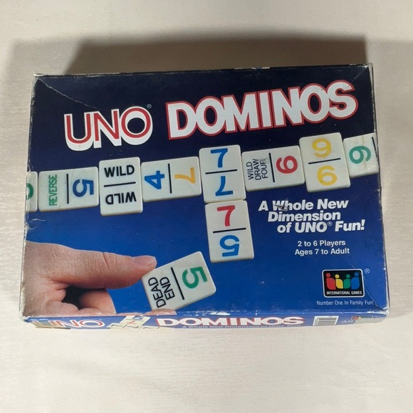Vintage Uno Dominos by International Games A Whole New Dimension of UNO Fun! - Picture 8 of 8